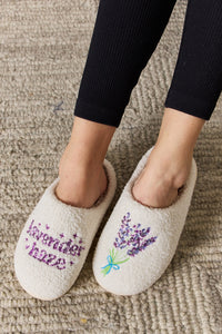 Lavender Haze Sequin Cozy Slippers