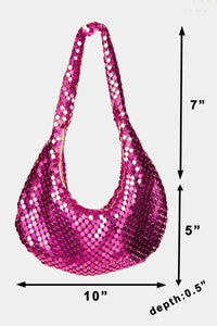 Fancy Girl Sequin Disc Handbag