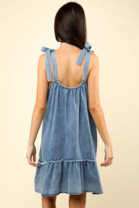 Country Chic Denim Mini Dress