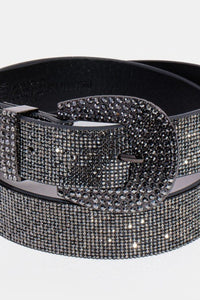 Western Circle Rhinestone Embellished Belt