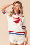 Patriotic Love Sweater Tee