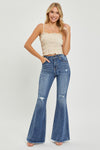 Emily High Waist Distressed Fare Jeans