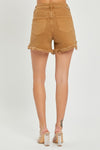 Buttercup High Waist Frayed Hem Denim Shorts