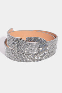 Western Circle Rhinestone Embellished Belt