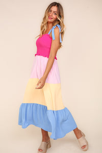 Summer Vibes Color Block Dress