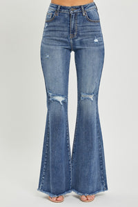 Emily High Waist Distressed Fare Jeans