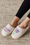 Lavender Haze Sequin Cozy Slippers