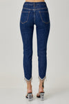 Leilani Embellished Mid Rise Crop Skinny Jeans