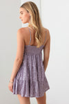 Le Lis Sequin Babydoll Tiered Mini Dress