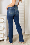 Diana Mid Rise Hand Sand & Destroy Bootcut Jeans