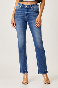 Sammy Mid Rise Slim Straight Jeans