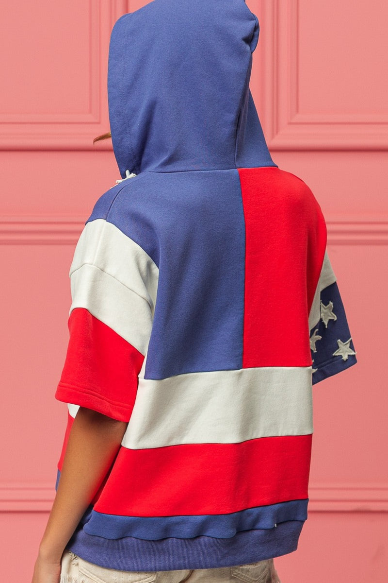 American Flag Theme Hoodie