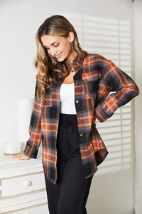 Fall Into Autumn Plaid Shirt