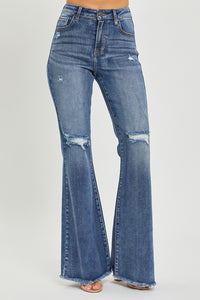 Emily High Waist Distressed Fare Jeans